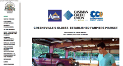 Desktop Screenshot of greenevillefarmersmarket.com